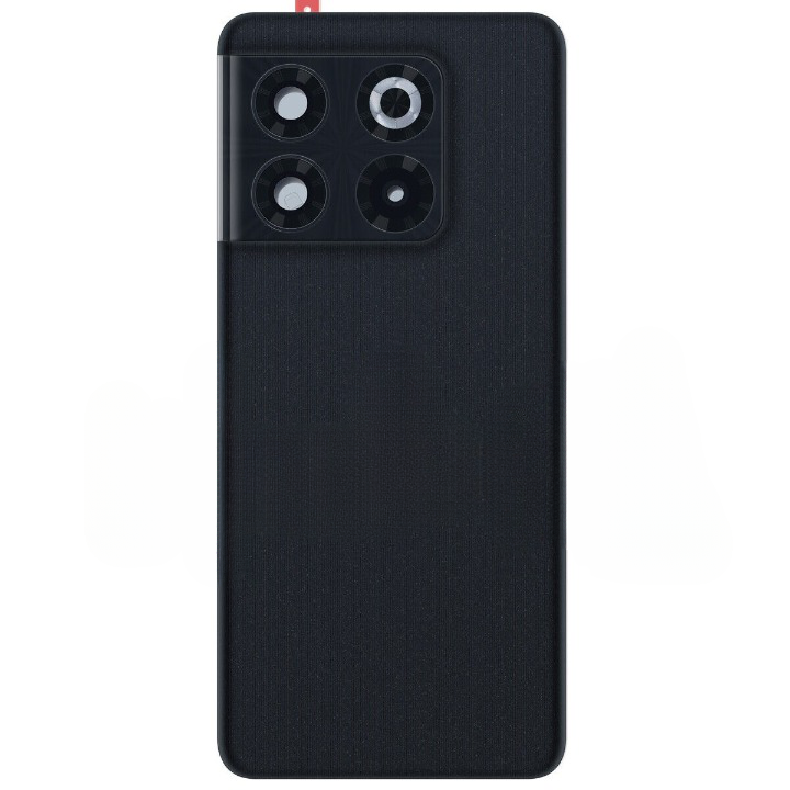 Back Glass Panel for Oneplus 10T Black with Camera Lens - EGFix Back Glass Panel for Oneplus 10T Black with Camera Lens - EGFix